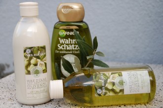 Pflege_Haut_Yves Rocher_Garnier_Olivenöl_Olive_Beauty_Bodylotion_Shampoo_Shower Gel